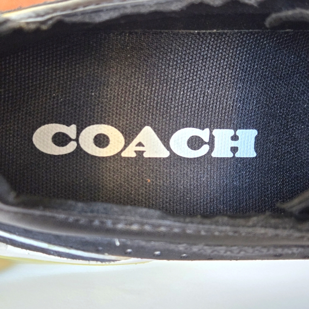 Coach City Sole runners size 8B black and white EUC - Picture 7 of 8